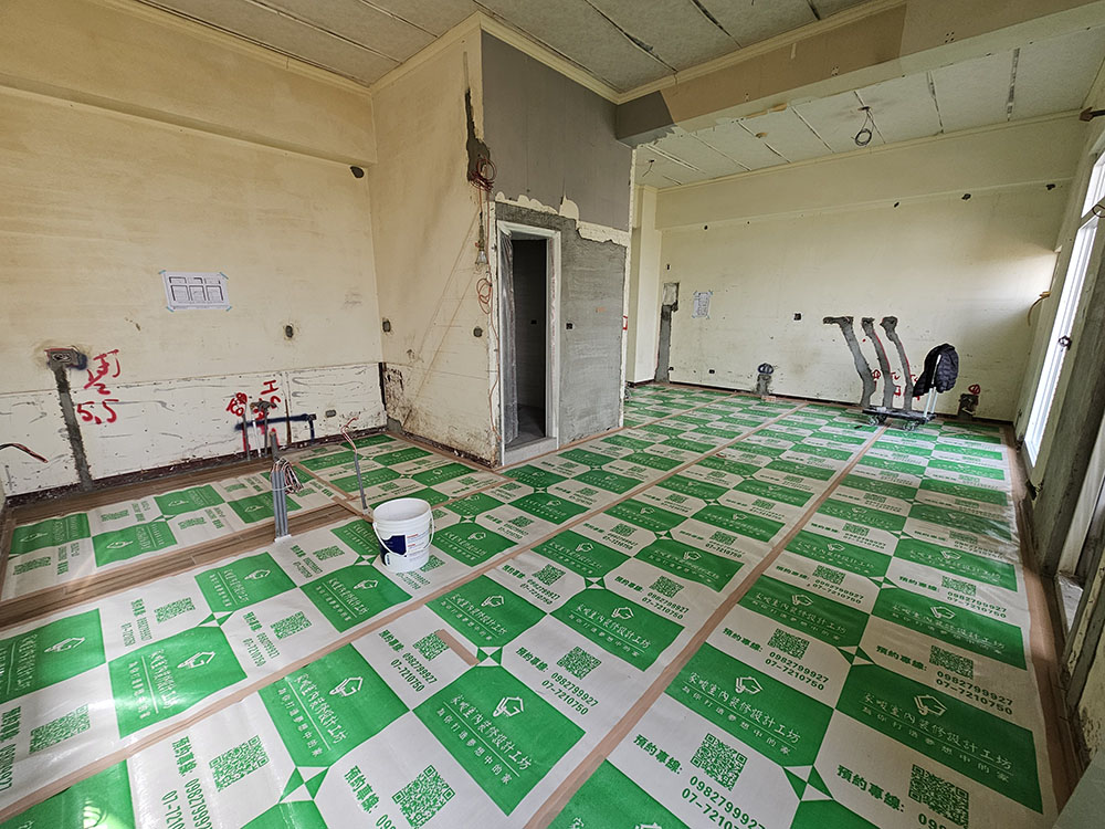 施工│保護地板工程