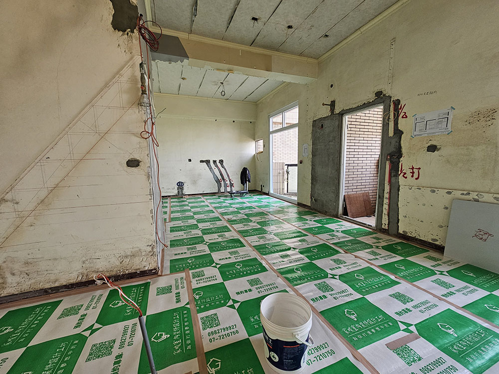 施工│保護地板工程