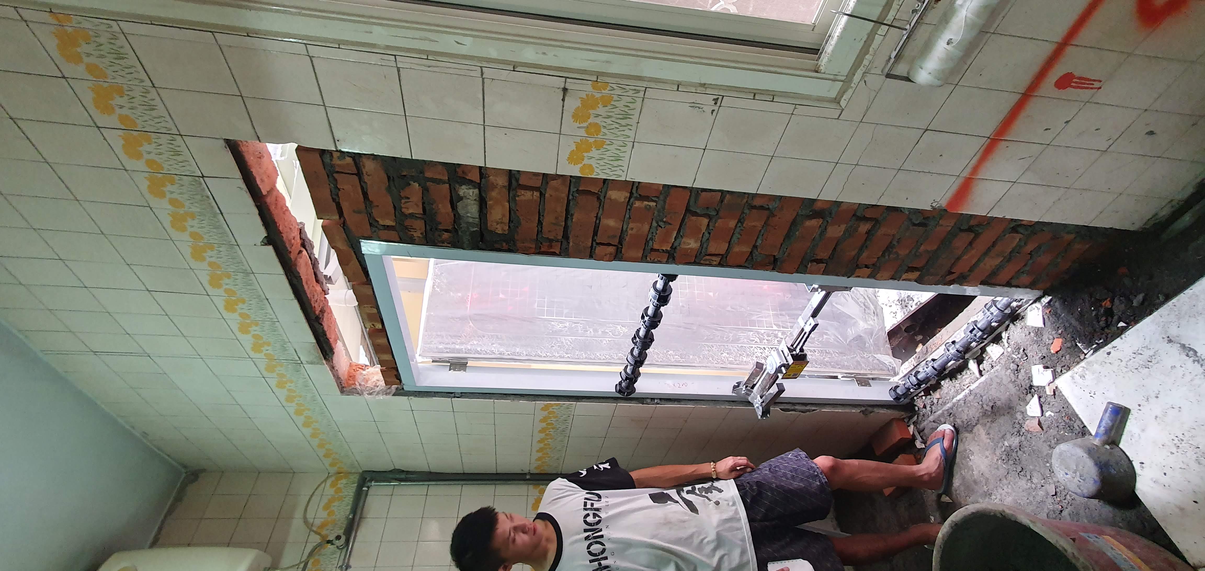 施工中│拆除舊設備，重新規劃